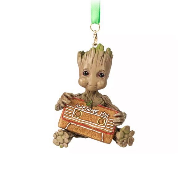 Disney Baby Groot Cassette Tape Sketchbook Ornament Guardians of the Galaxy New - Picture 2 of 9